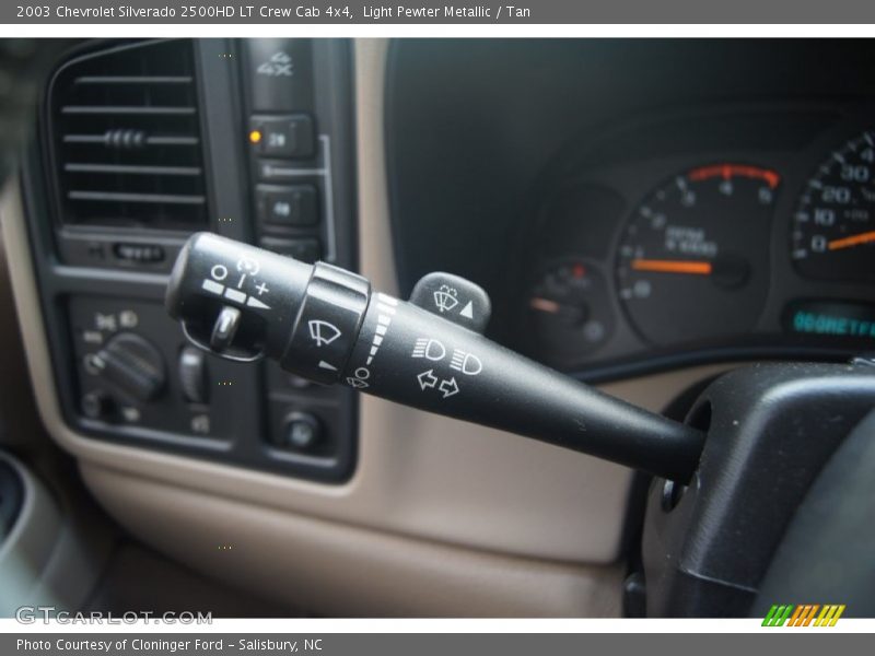 Light Pewter Metallic / Tan 2003 Chevrolet Silverado 2500HD LT Crew Cab 4x4