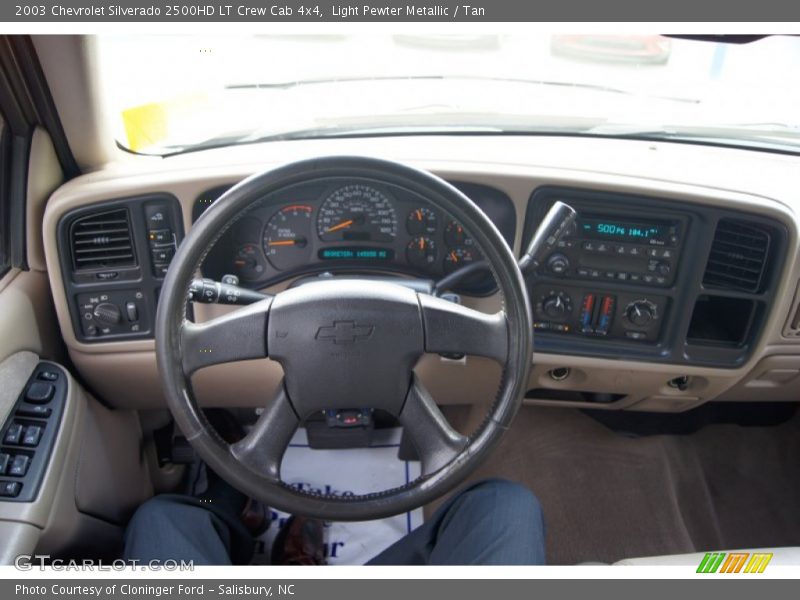 Light Pewter Metallic / Tan 2003 Chevrolet Silverado 2500HD LT Crew Cab 4x4