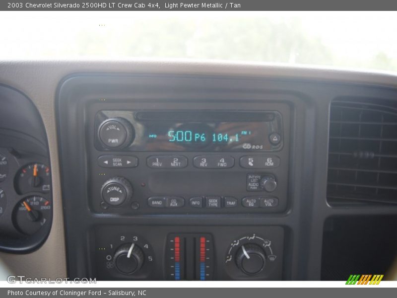 Light Pewter Metallic / Tan 2003 Chevrolet Silverado 2500HD LT Crew Cab 4x4