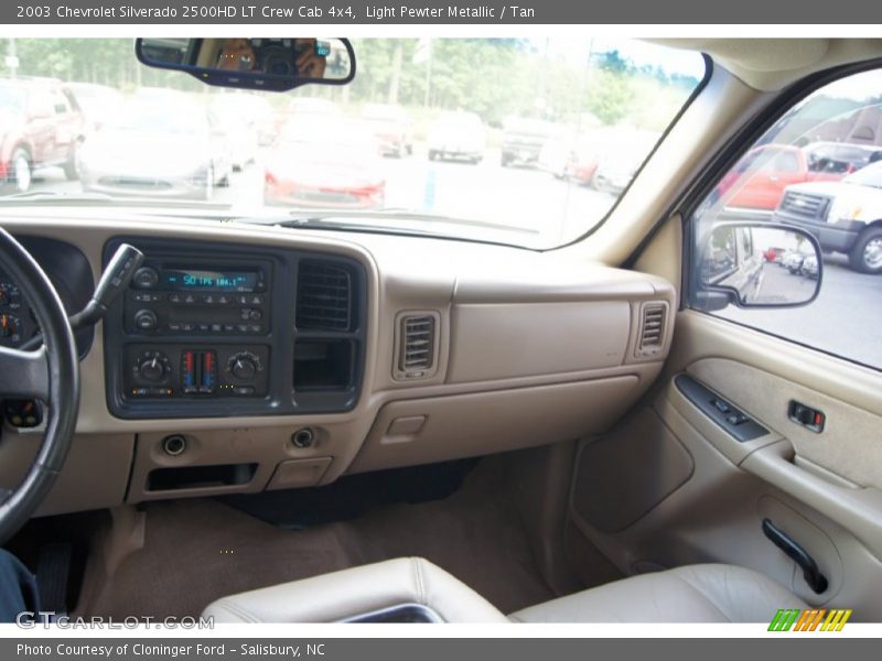 Light Pewter Metallic / Tan 2003 Chevrolet Silverado 2500HD LT Crew Cab 4x4