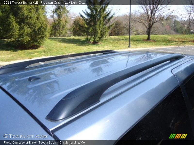 Predawn Gray Mica / Light Gray 2012 Toyota Sienna XLE