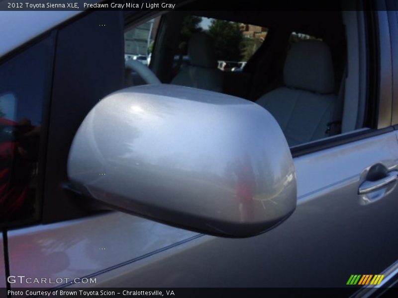 Predawn Gray Mica / Light Gray 2012 Toyota Sienna XLE