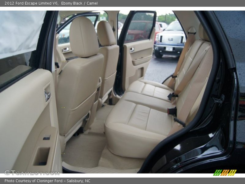 Ebony Black / Camel 2012 Ford Escape Limited V6