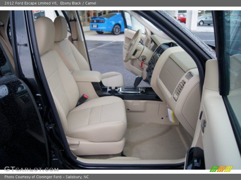 Ebony Black / Camel 2012 Ford Escape Limited V6