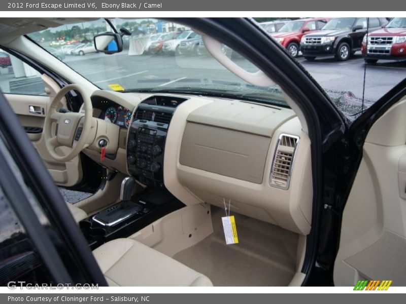 Ebony Black / Camel 2012 Ford Escape Limited V6