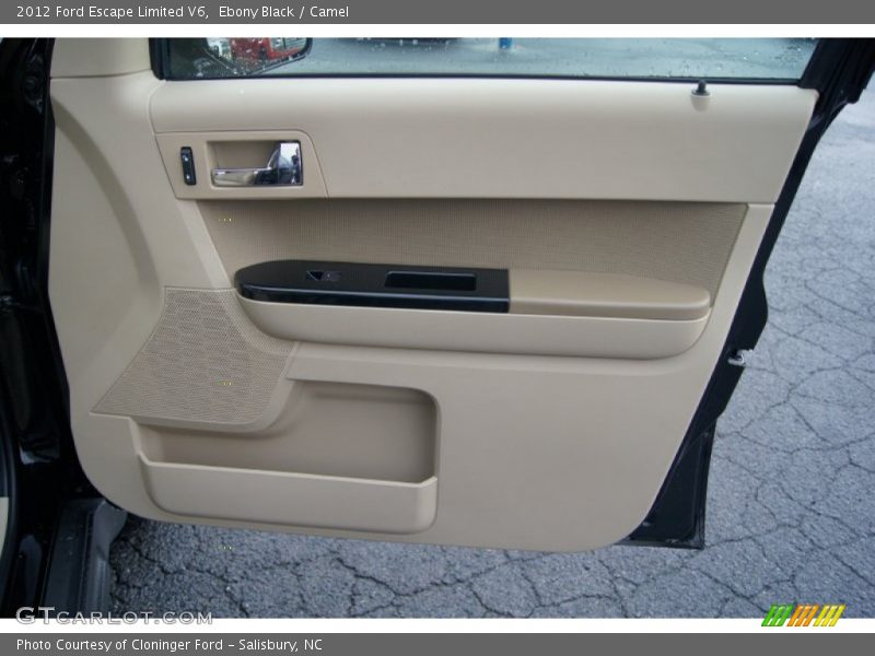 Ebony Black / Camel 2012 Ford Escape Limited V6
