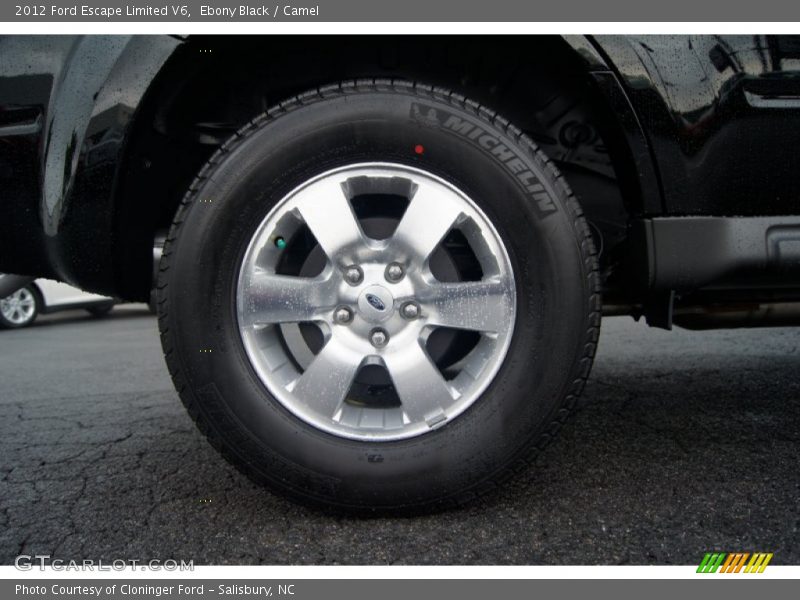 Ebony Black / Camel 2012 Ford Escape Limited V6