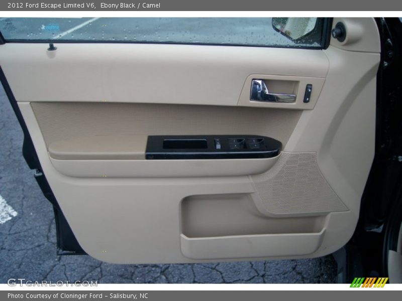Ebony Black / Camel 2012 Ford Escape Limited V6