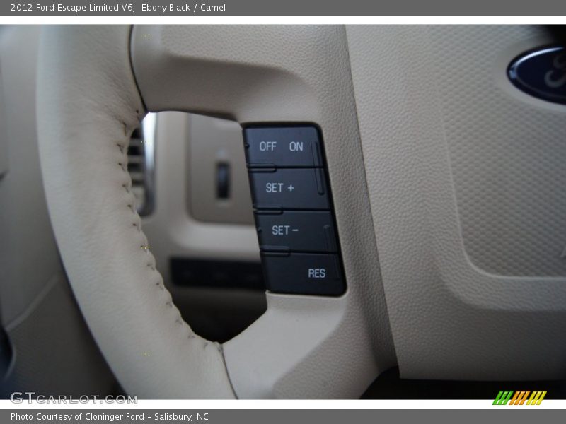 Ebony Black / Camel 2012 Ford Escape Limited V6