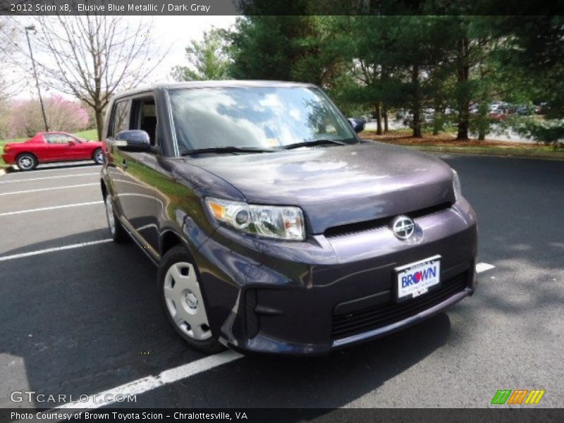 Elusive Blue Metallic / Dark Gray 2012 Scion xB