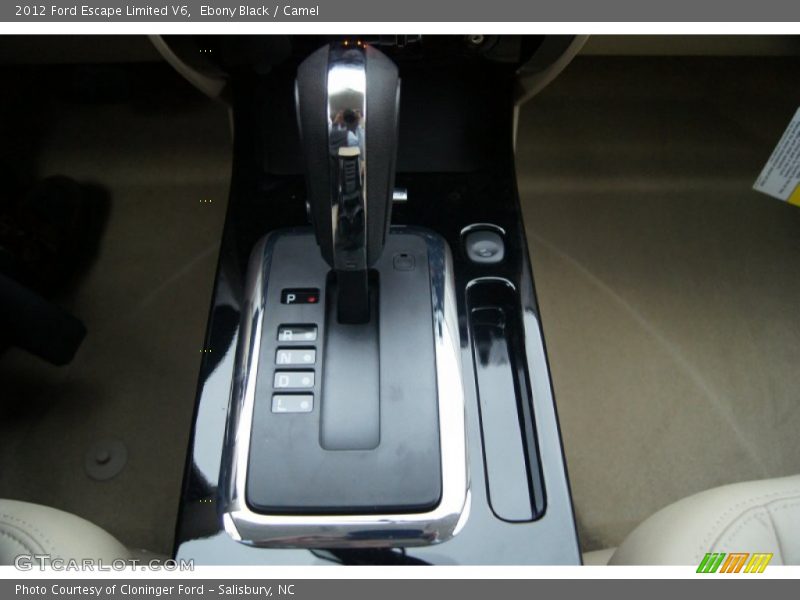 Ebony Black / Camel 2012 Ford Escape Limited V6