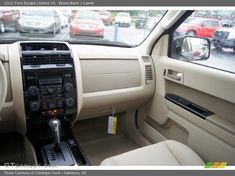 Ebony Black / Camel 2012 Ford Escape Limited V6