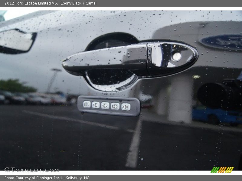 Ebony Black / Camel 2012 Ford Escape Limited V6