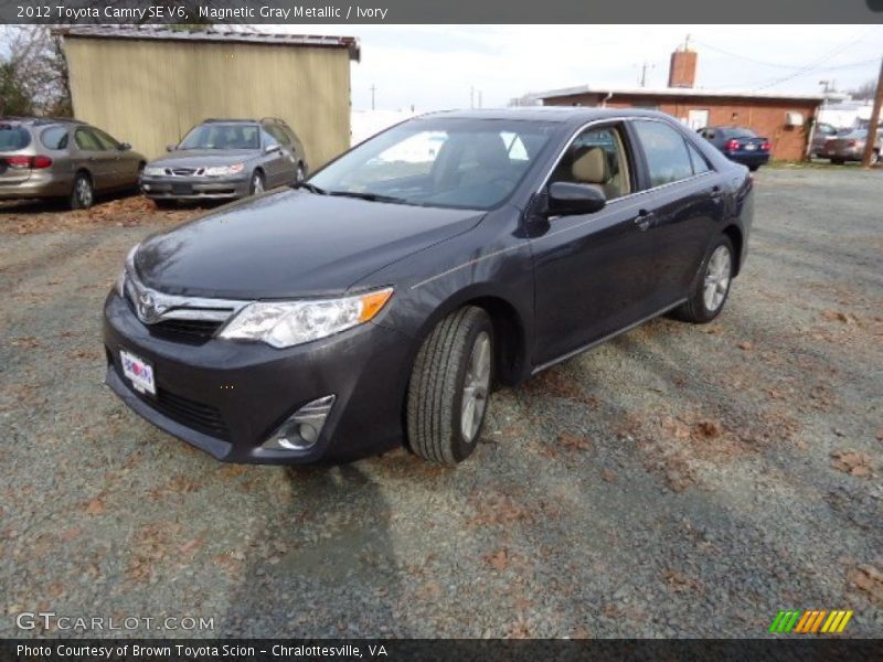 Magnetic Gray Metallic / Ivory 2012 Toyota Camry SE V6