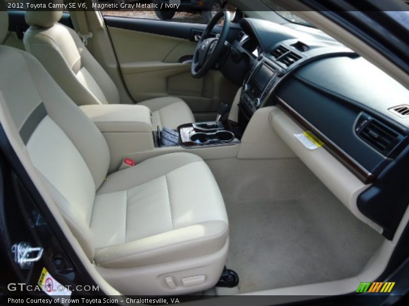 Magnetic Gray Metallic / Ivory 2012 Toyota Camry SE V6