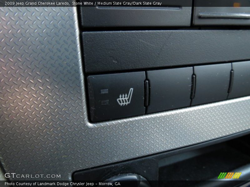 Stone White / Medium Slate Gray/Dark Slate Gray 2009 Jeep Grand Cherokee Laredo