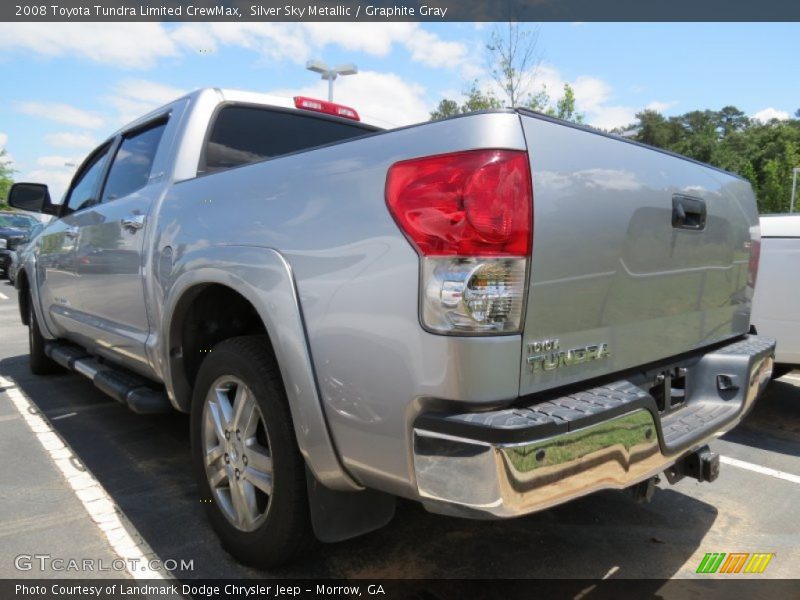Silver Sky Metallic / Graphite Gray 2008 Toyota Tundra Limited CrewMax