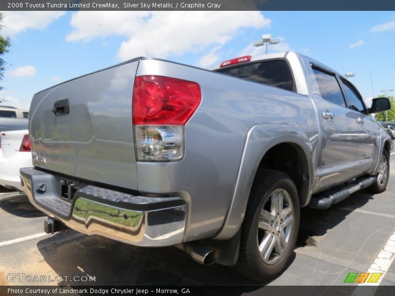 Silver Sky Metallic / Graphite Gray 2008 Toyota Tundra Limited CrewMax