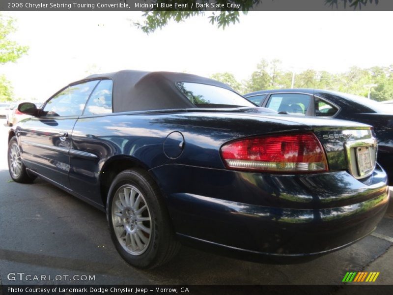 Midnight Blue Pearl / Dark Slate Gray 2006 Chrysler Sebring Touring Convertible