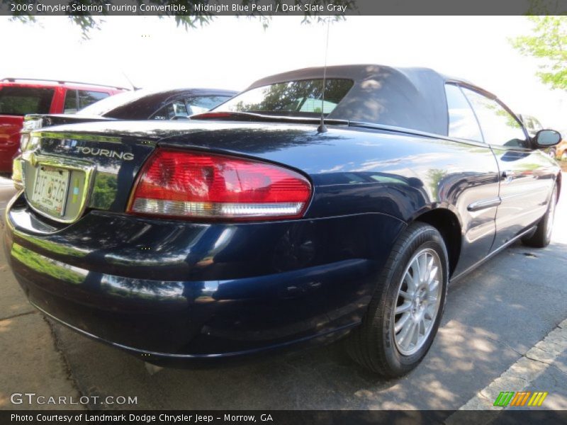 Midnight Blue Pearl / Dark Slate Gray 2006 Chrysler Sebring Touring Convertible