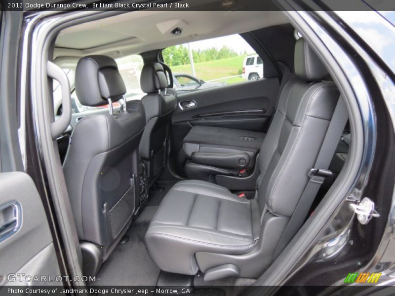 Brilliant Black Crystal Pearl / Black 2012 Dodge Durango Crew