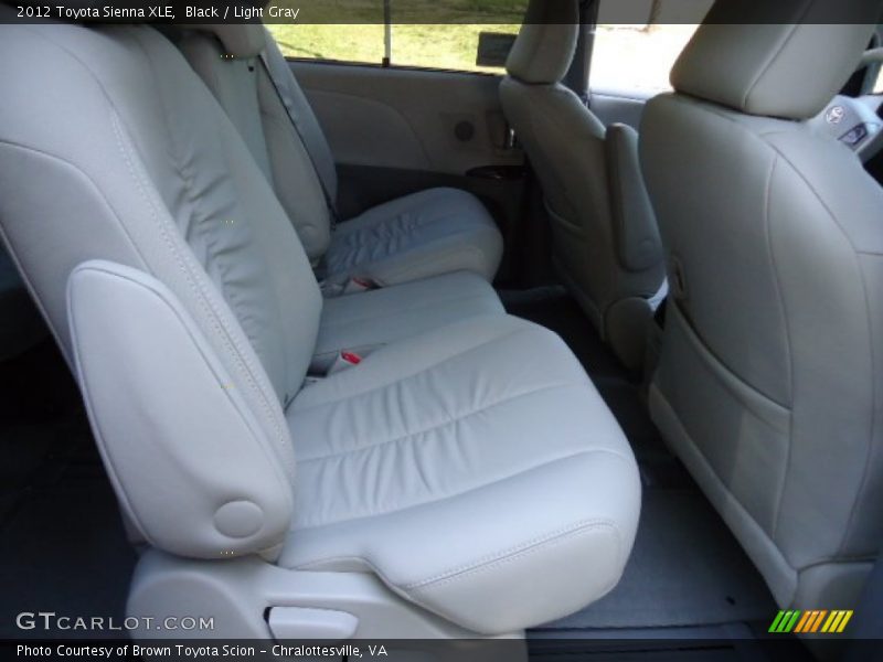 Black / Light Gray 2012 Toyota Sienna XLE