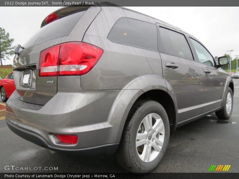 Storm Grey Pearl / Black 2012 Dodge Journey SXT