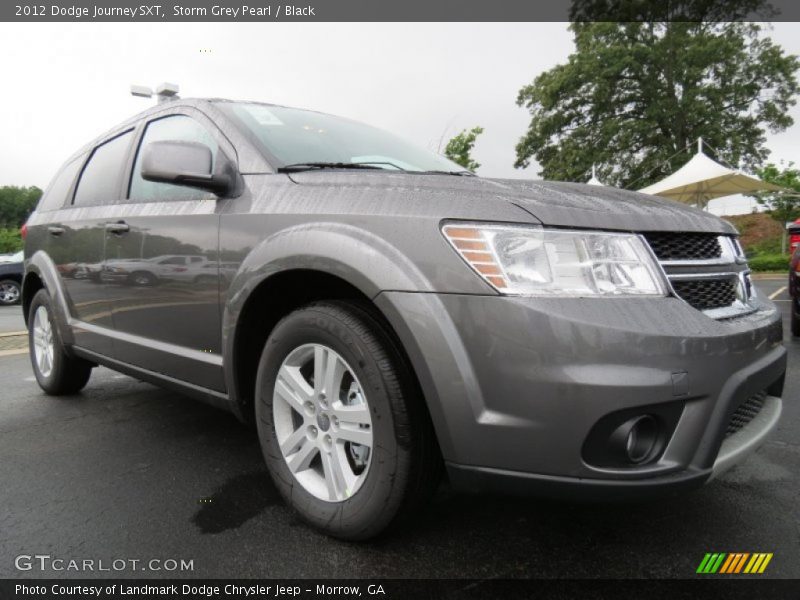 Storm Grey Pearl / Black 2012 Dodge Journey SXT