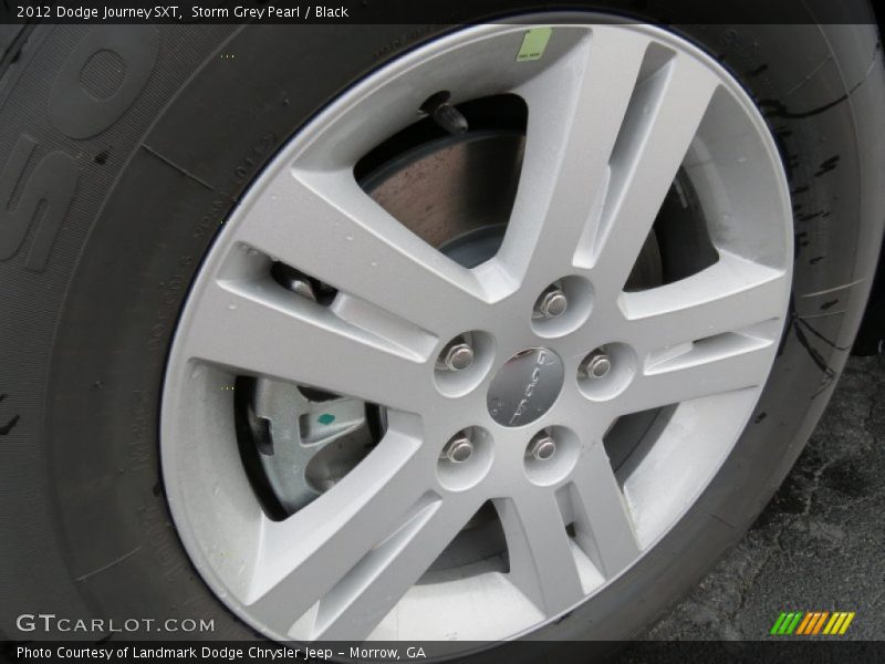 Storm Grey Pearl / Black 2012 Dodge Journey SXT