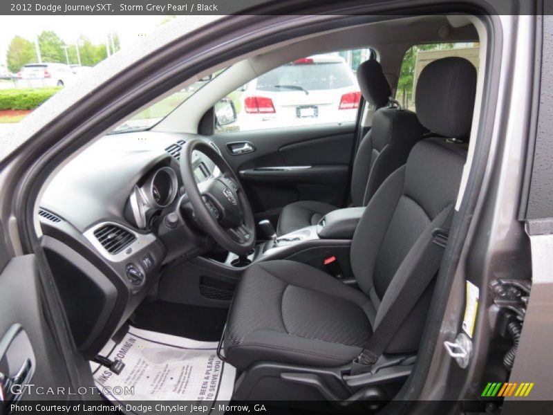 Storm Grey Pearl / Black 2012 Dodge Journey SXT
