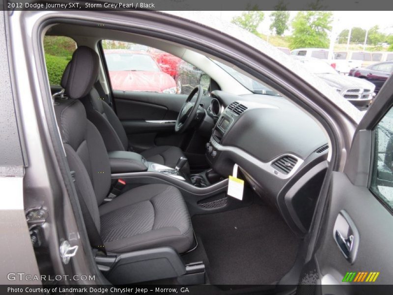 Storm Grey Pearl / Black 2012 Dodge Journey SXT