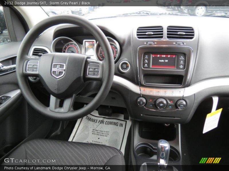 Storm Grey Pearl / Black 2012 Dodge Journey SXT