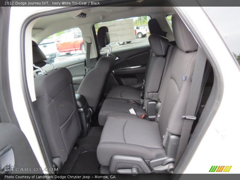 Ivory White Tri-Coat / Black 2012 Dodge Journey SXT