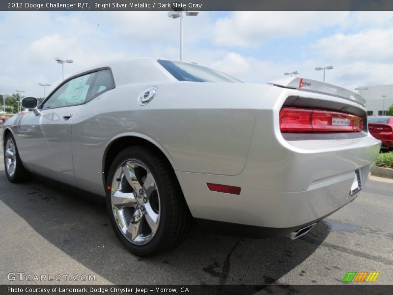 Bright Silver Metallic / Dark Slate Gray 2012 Dodge Challenger R/T