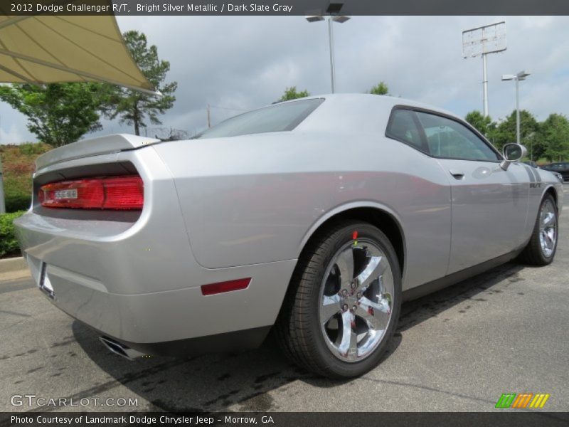 Bright Silver Metallic / Dark Slate Gray 2012 Dodge Challenger R/T