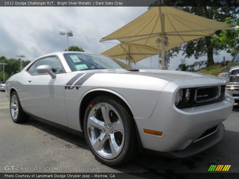 Bright Silver Metallic / Dark Slate Gray 2012 Dodge Challenger R/T