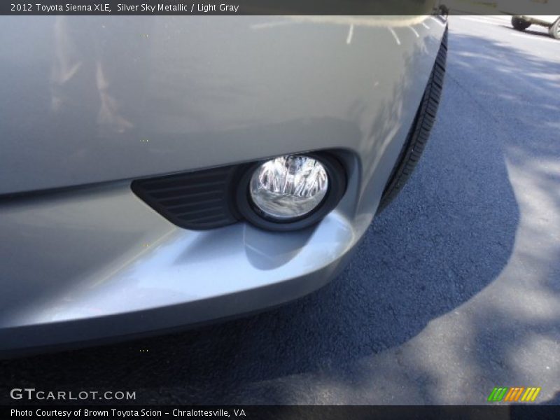 Silver Sky Metallic / Light Gray 2012 Toyota Sienna XLE