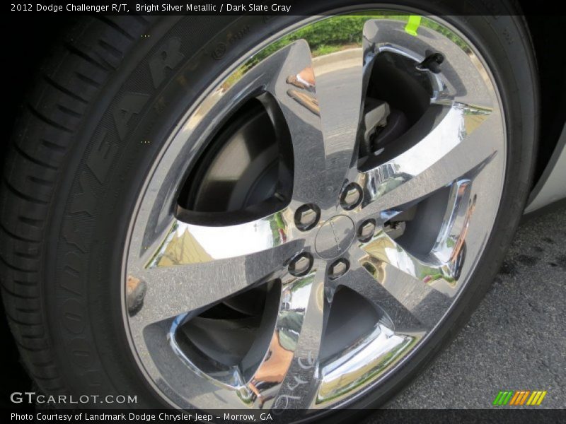 Bright Silver Metallic / Dark Slate Gray 2012 Dodge Challenger R/T