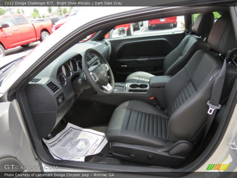Bright Silver Metallic / Dark Slate Gray 2012 Dodge Challenger R/T