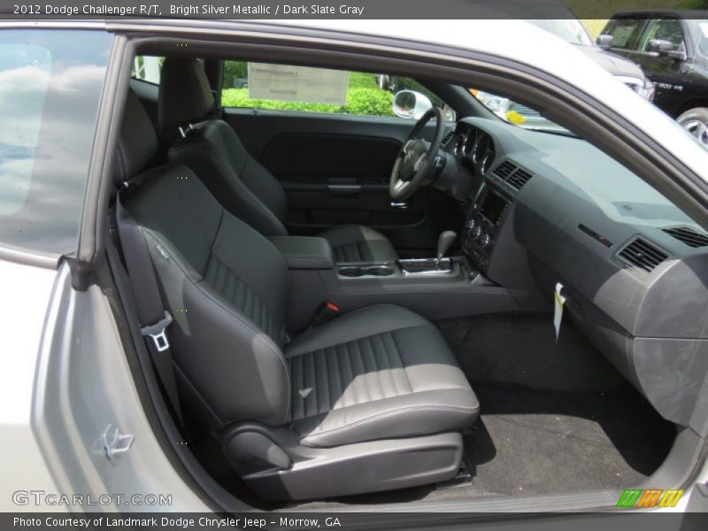 Bright Silver Metallic / Dark Slate Gray 2012 Dodge Challenger R/T