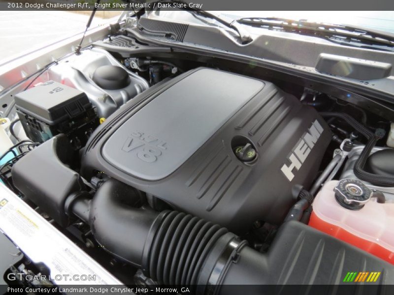 Bright Silver Metallic / Dark Slate Gray 2012 Dodge Challenger R/T