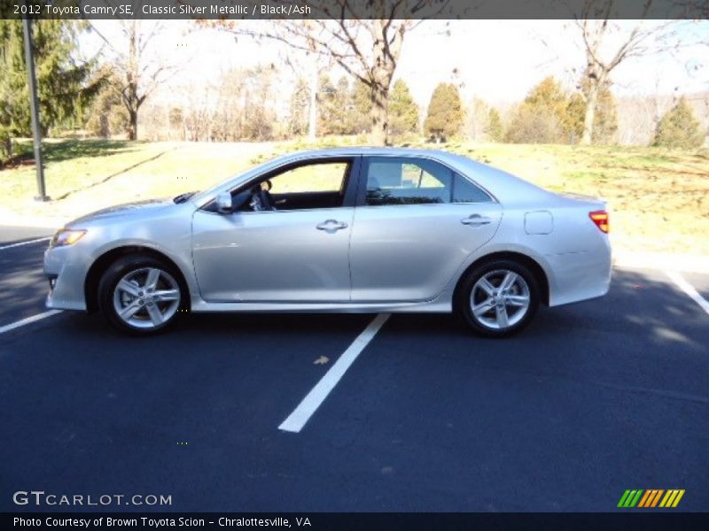 Classic Silver Metallic / Black/Ash 2012 Toyota Camry SE