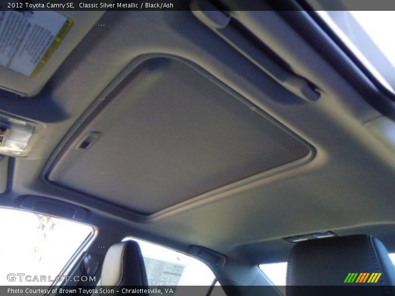 Classic Silver Metallic / Black/Ash 2012 Toyota Camry SE