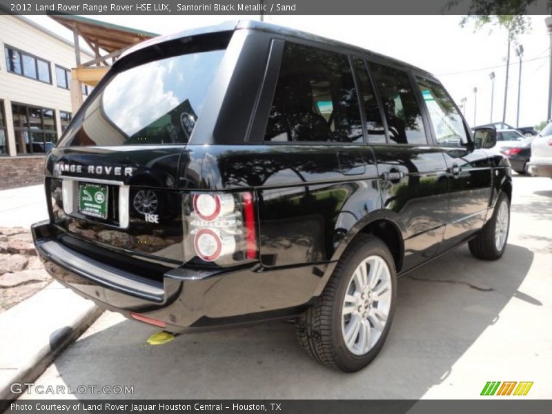 Santorini Black Metallic / Sand 2012 Land Rover Range Rover HSE LUX