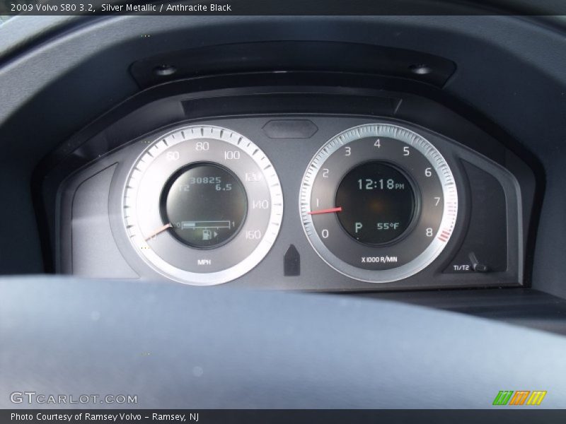 Silver Metallic / Anthracite Black 2009 Volvo S80 3.2