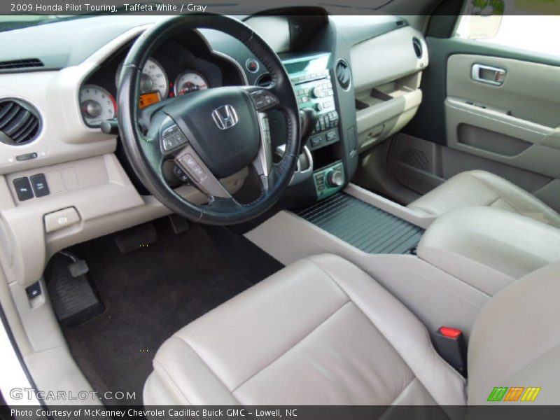 Taffeta White / Gray 2009 Honda Pilot Touring