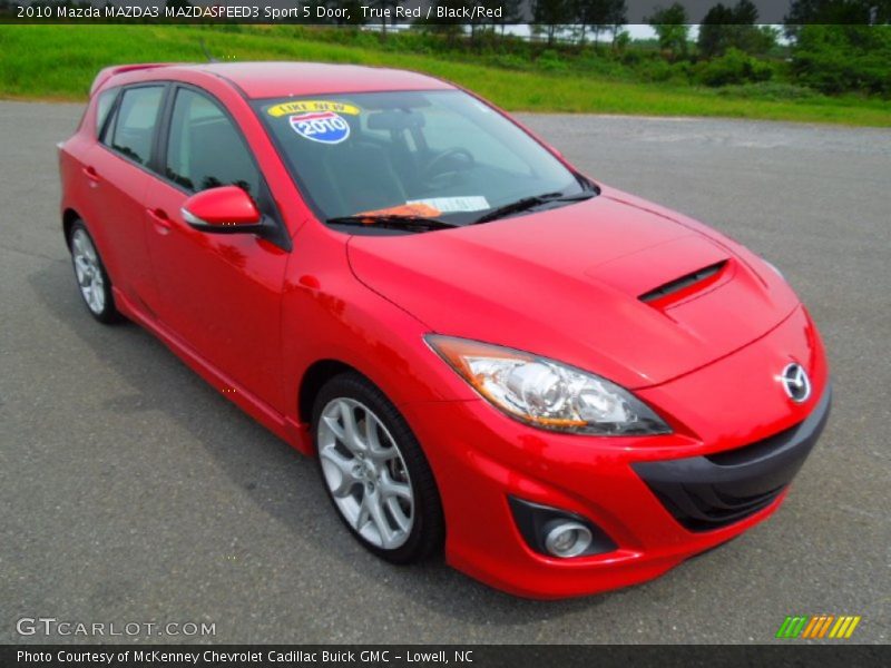 True Red / Black/Red 2010 Mazda MAZDA3 MAZDASPEED3 Sport 5 Door