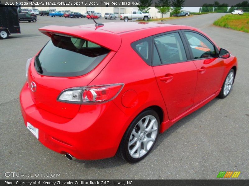 True Red / Black/Red 2010 Mazda MAZDA3 MAZDASPEED3 Sport 5 Door