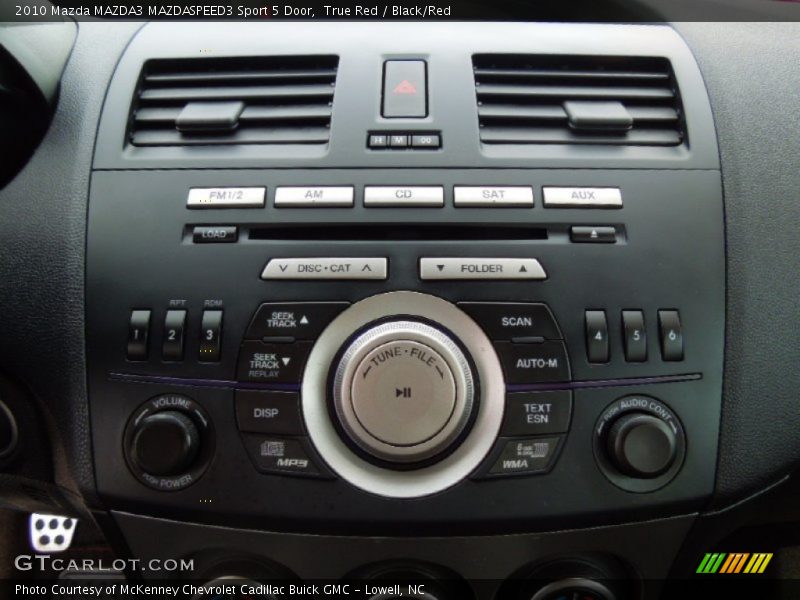 Audio System of 2010 MAZDA3 MAZDASPEED3 Sport 5 Door
