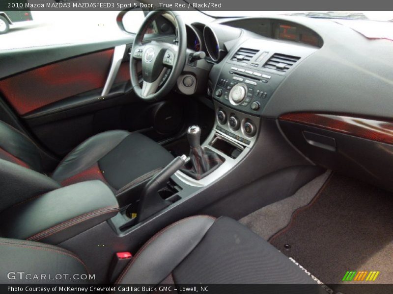 True Red / Black/Red 2010 Mazda MAZDA3 MAZDASPEED3 Sport 5 Door